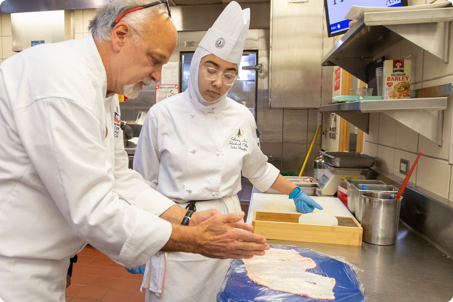 Chefs in a kitchen